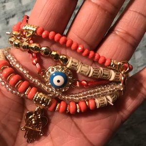 Evil eye 🧿 stackable bracelet